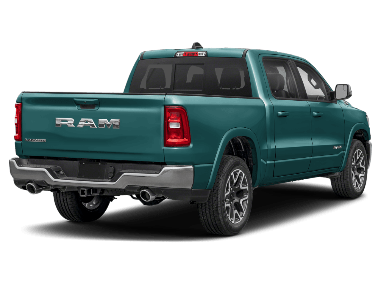 2026 Ram 1500 Laramie - Rear 3/4, facing to the right