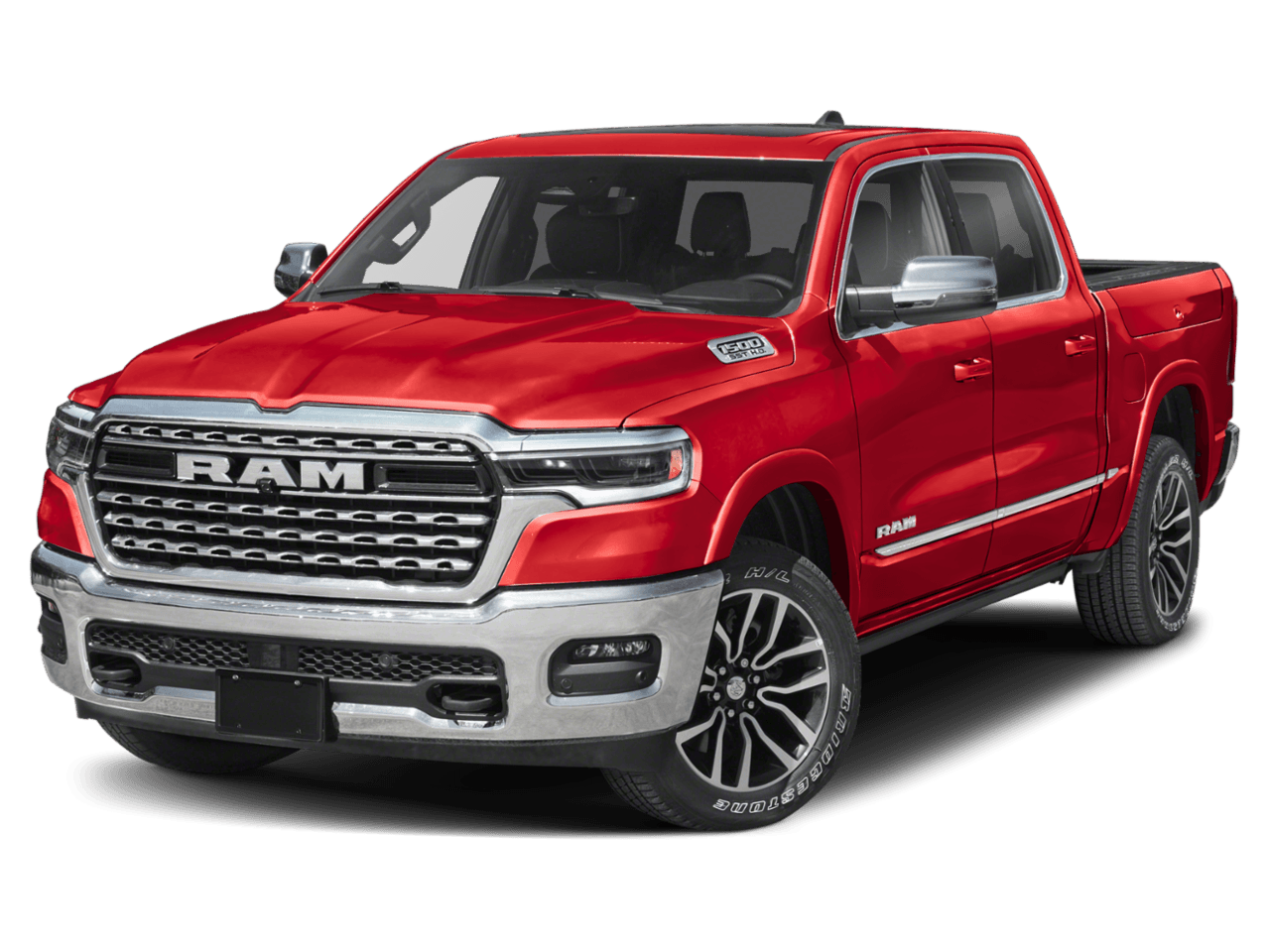 2026 Ram 1500 Longhorn - Front 3/4, facing to the left