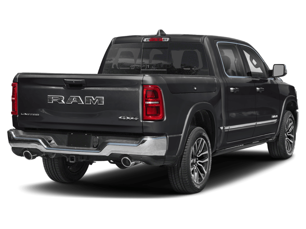 2026 Ram 1500 Limited - Rear 3/4, facing to the right