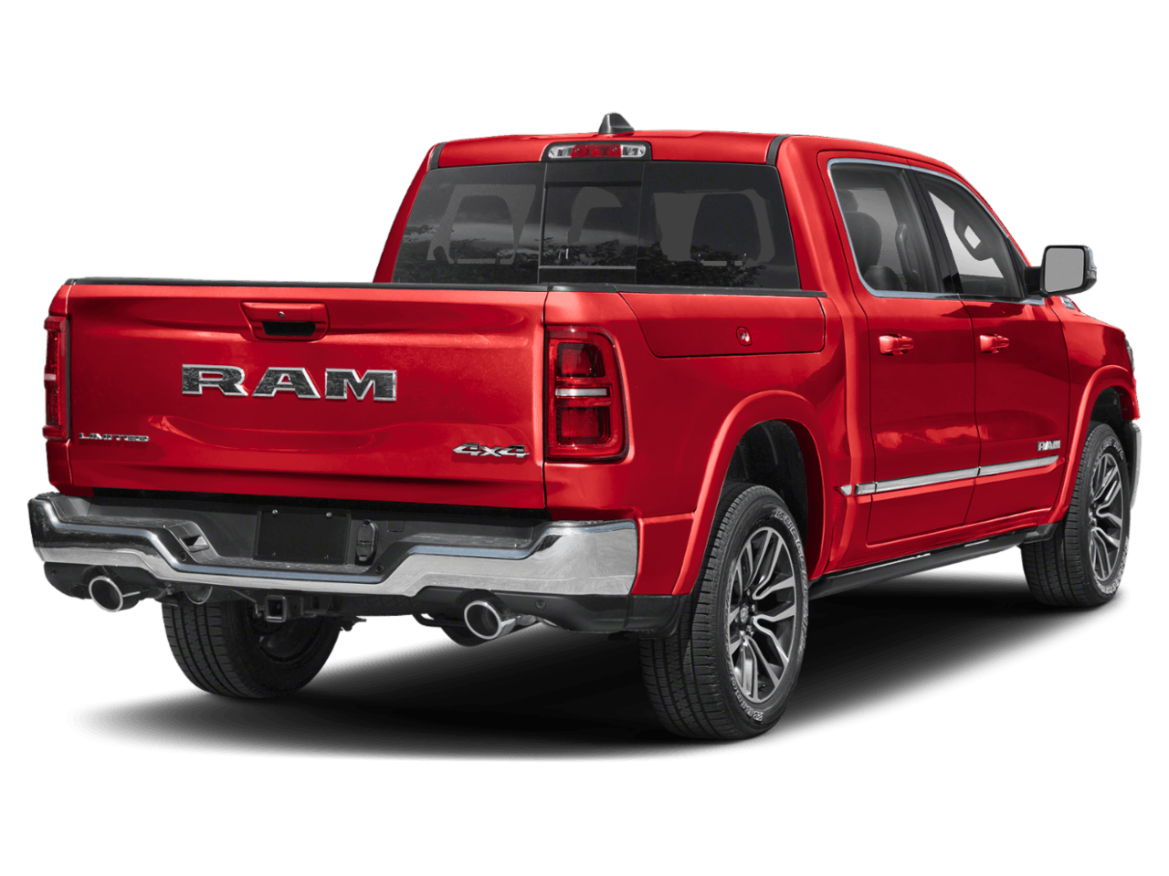 2026 Ram 1500 Limited - Rear 3/4, facing to the right