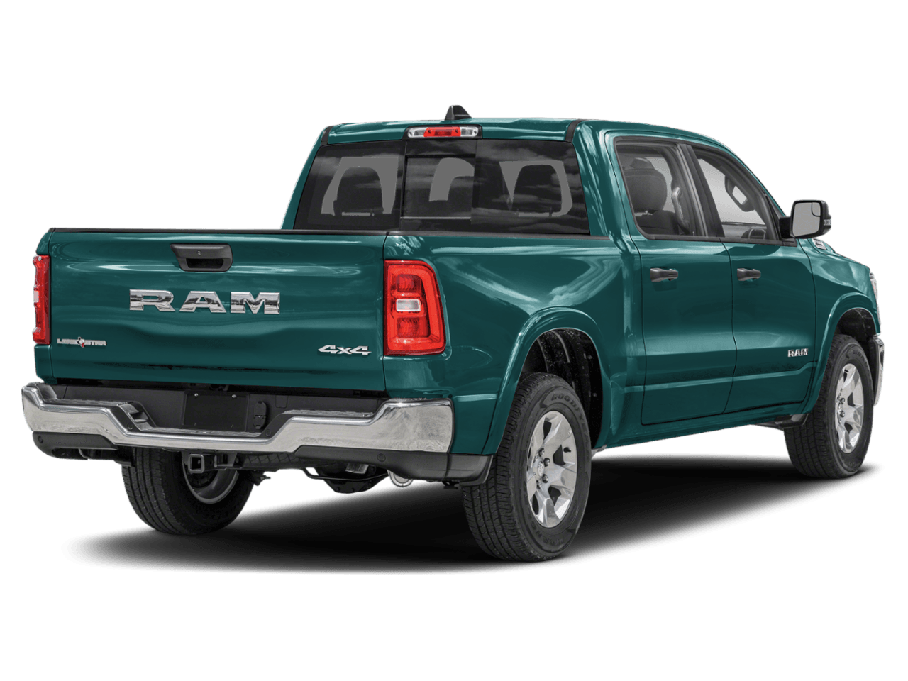 2026 Ram 1500 Big Horn - Rear 3/4, facing to the right