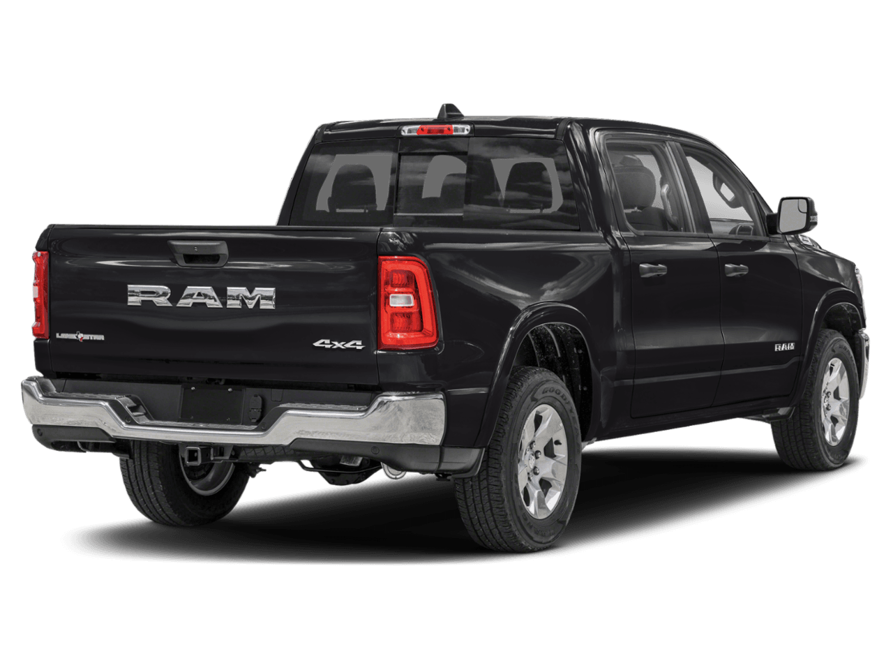 2026 Ram 1500 Big Horn - Rear 3/4, facing to the right