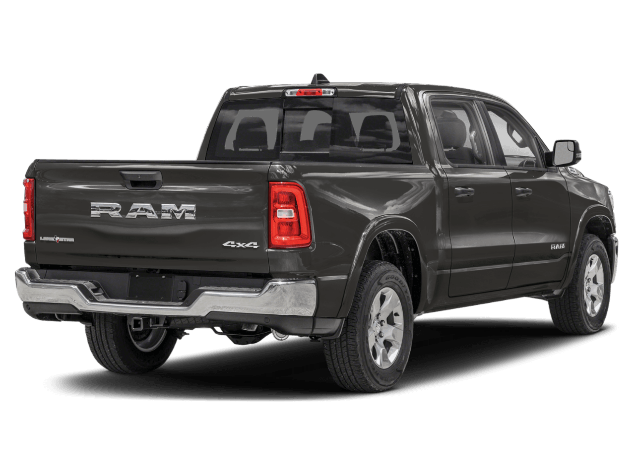 2026 Ram 1500 Big Horn - Rear 3/4, facing to the right