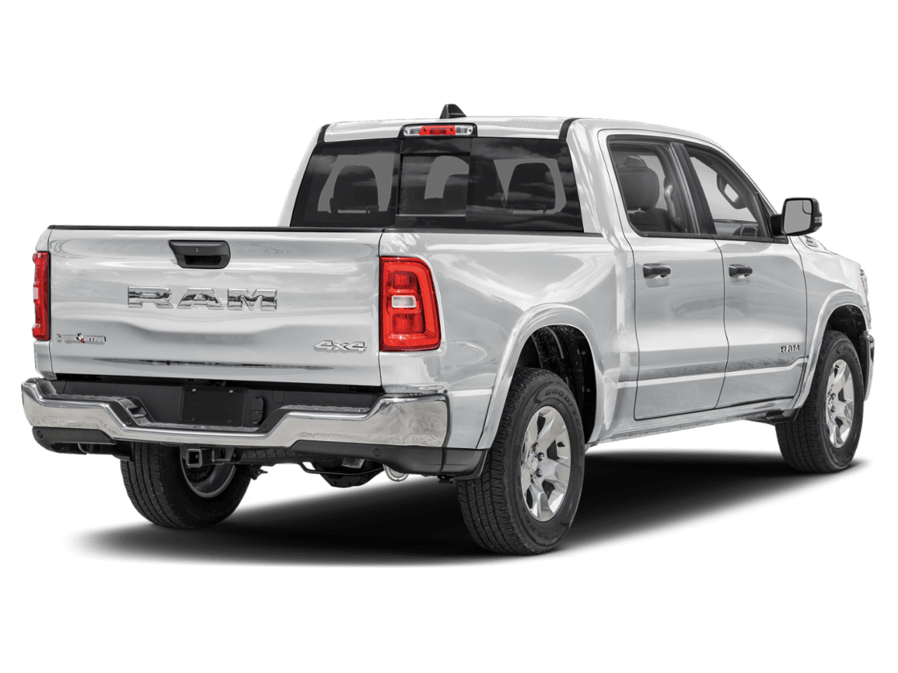 2026 Ram 1500 Big Horn - Rear 3/4, facing to the right