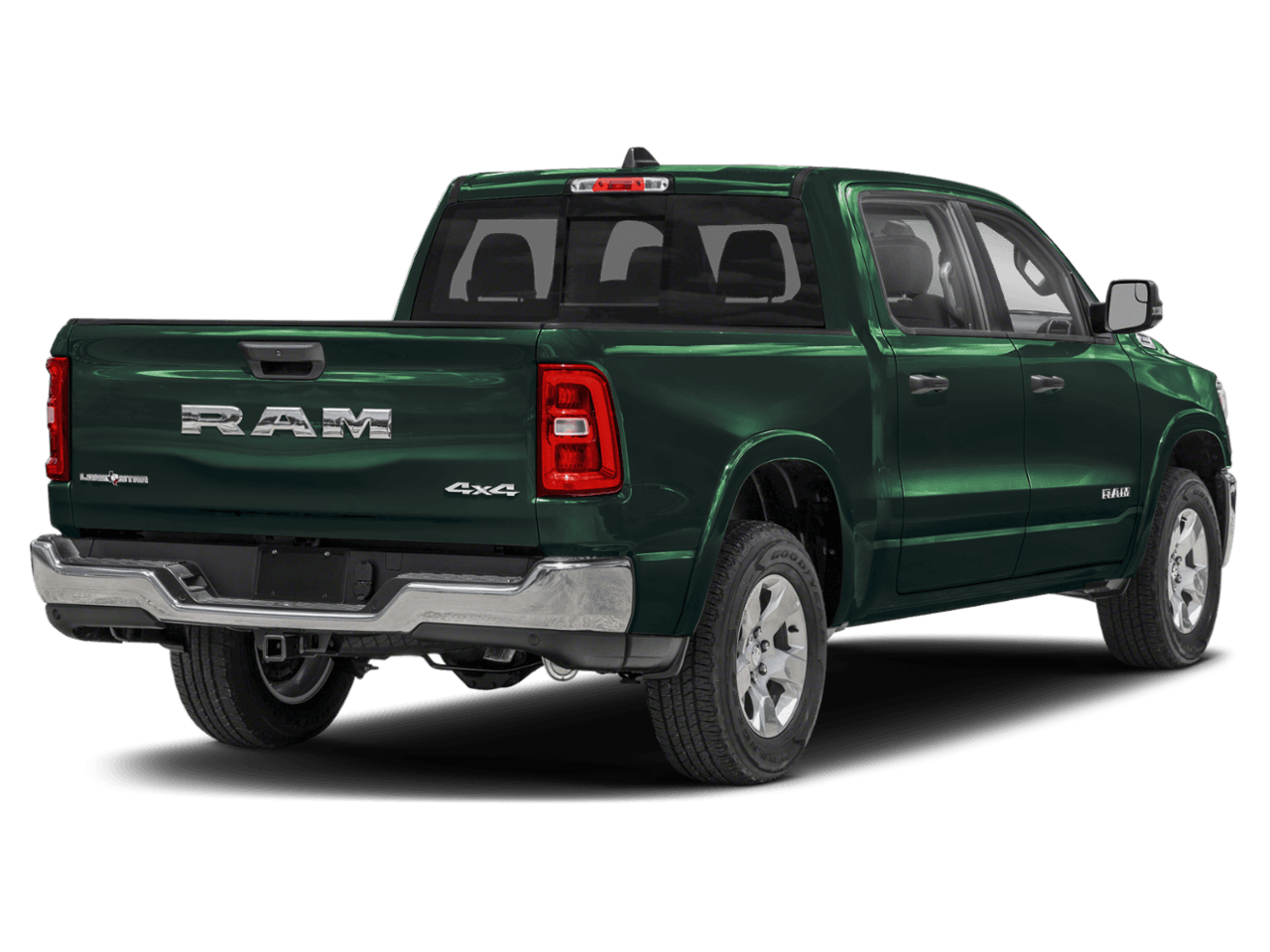 2026 Ram 1500 Lone - Rear 3/4, facing to the right