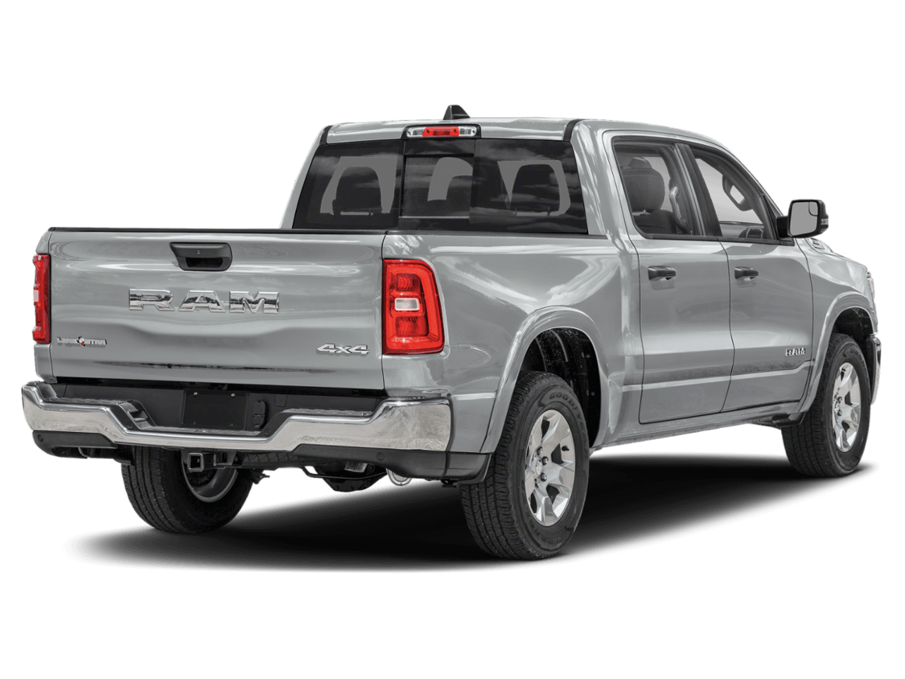 2026 Ram 1500 Big Horn - Rear 3/4, facing to the right