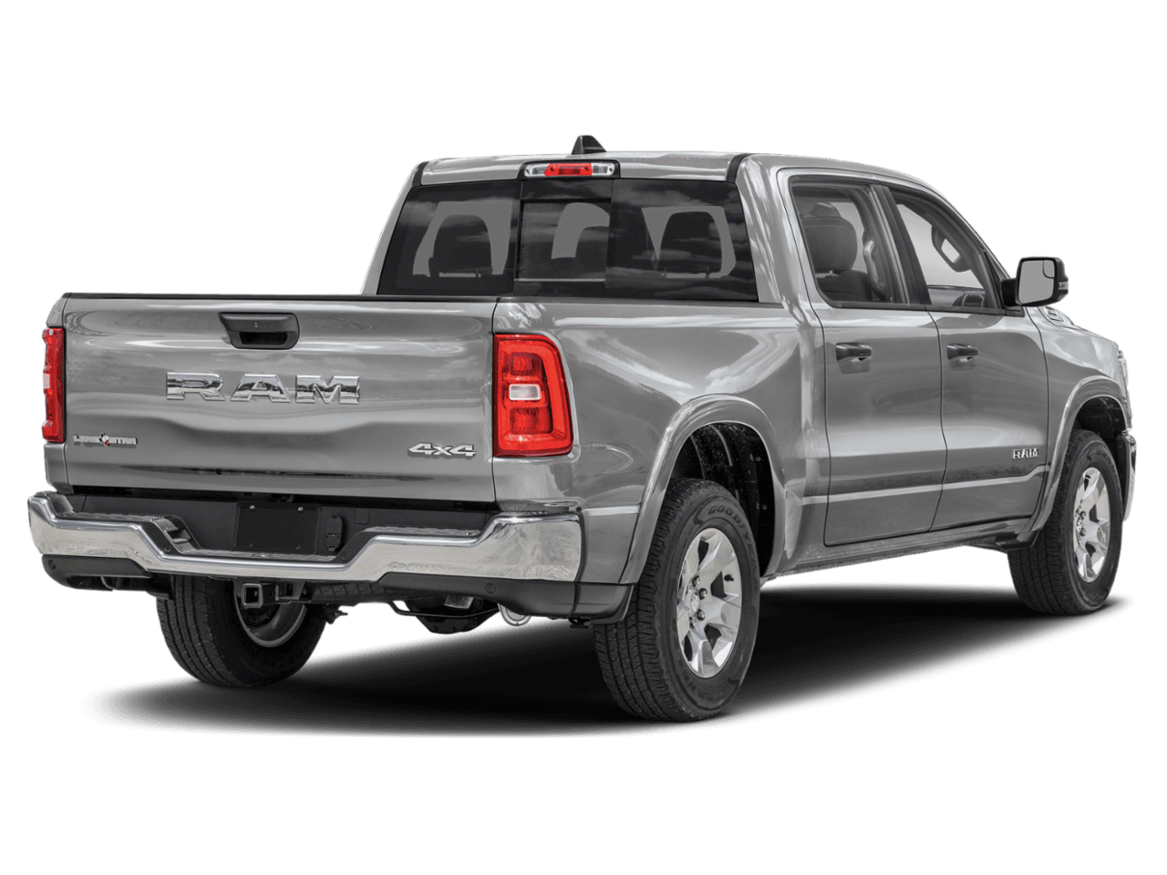 2026 Ram 1500 Big Horn - Rear 3/4, facing to the right