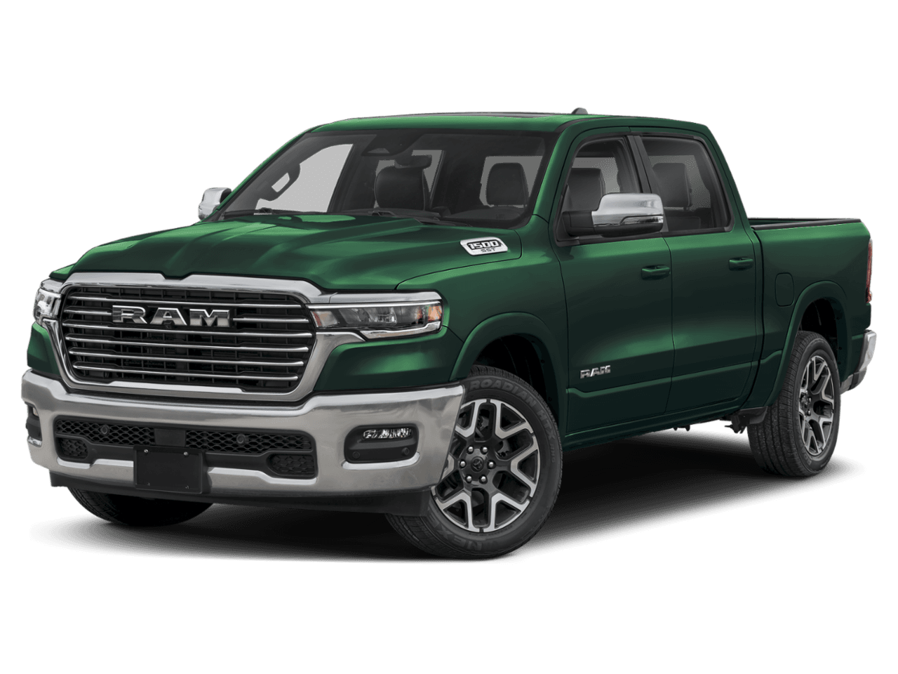 2026 Ram 1500 Laramie - Front 3/4, facing to the left
