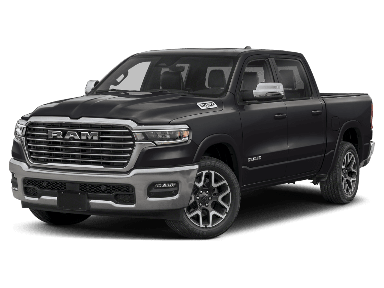 2026 Ram 1500 Laramie - Front 3/4, facing to the left