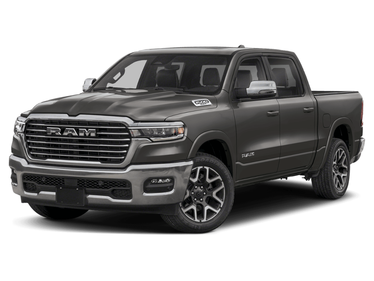 2026 Ram 1500 Laramie - Front 3/4, facing to the left