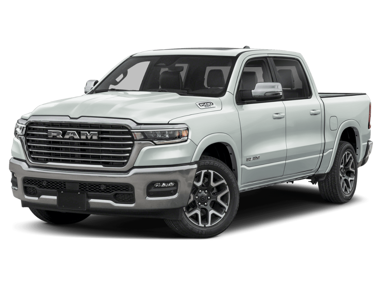 2026 Ram 1500 Laramie - Front 3/4, facing to the left