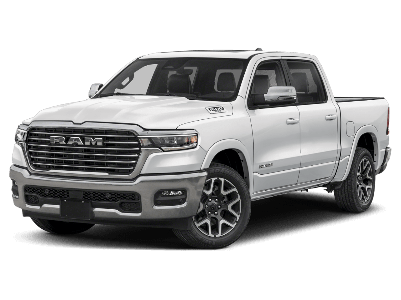 2026 Ram 1500 Laramie - Front 3/4, facing to the left