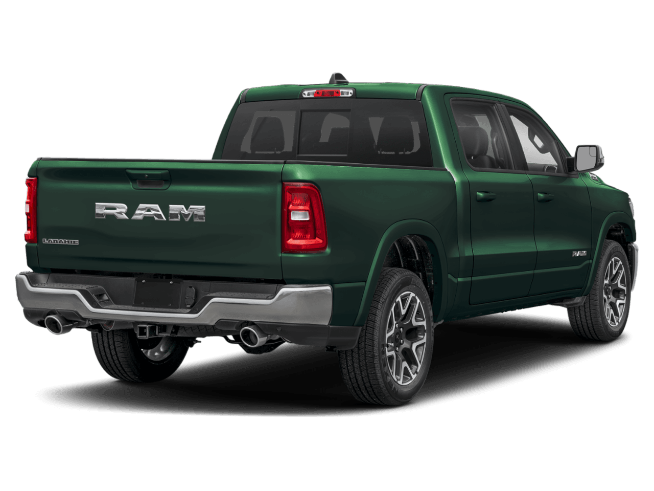 2026 Ram 1500 Laramie - Rear 3/4, facing to the right