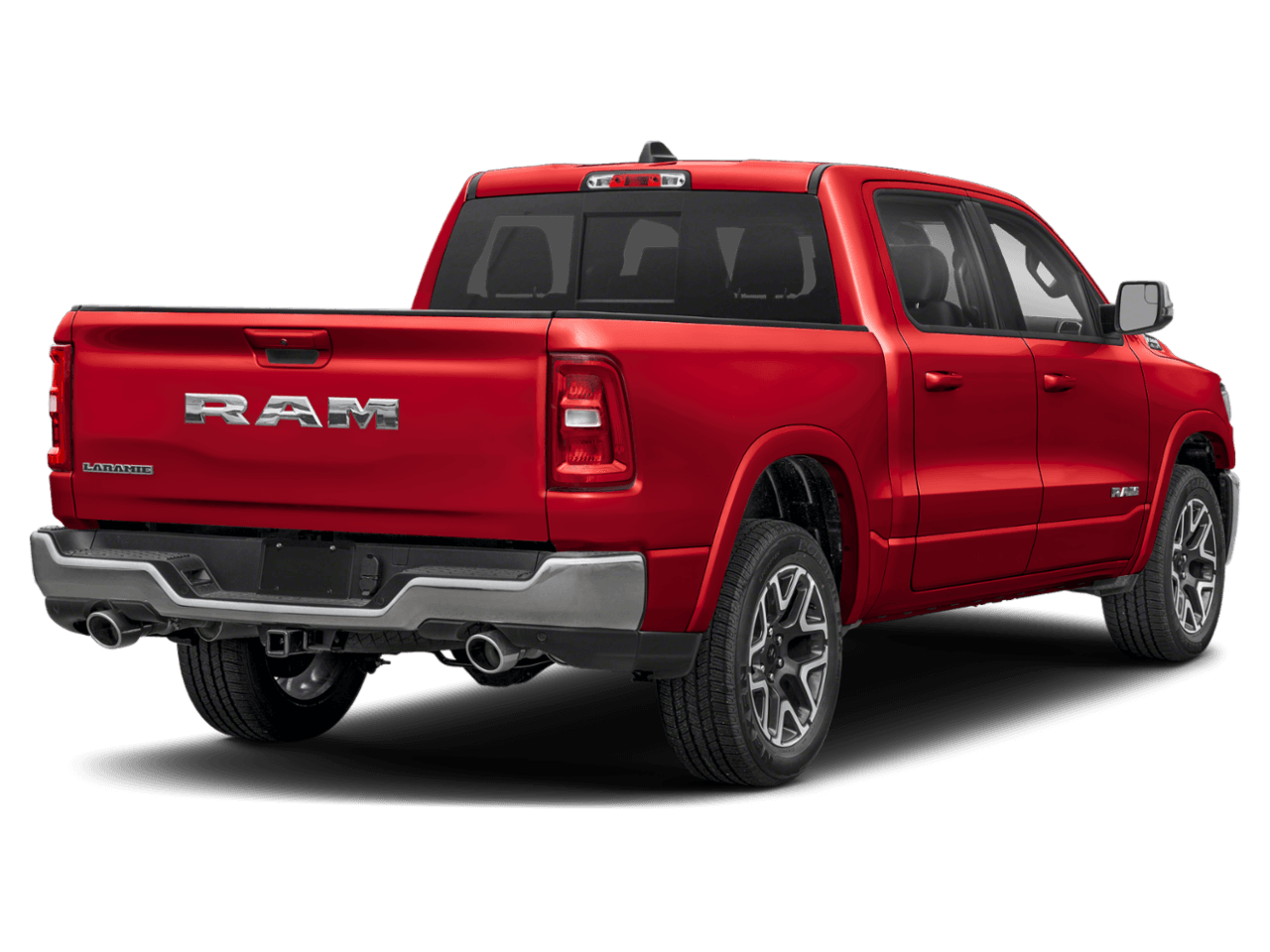 2026 Ram 1500 Laramie - Rear 3/4, facing to the right