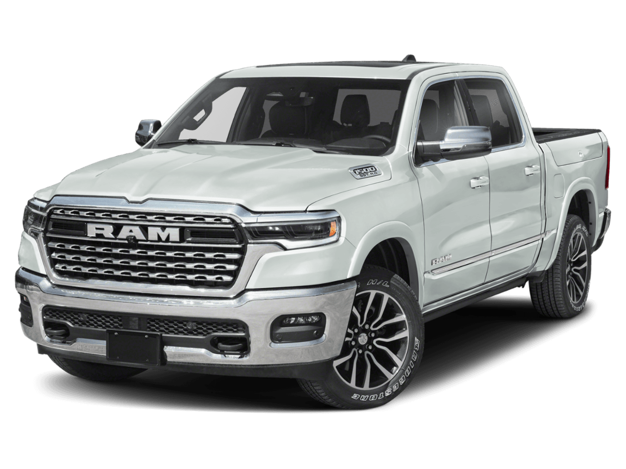 2026 Ram 1500 Longhorn - Front 3/4, facing to the left