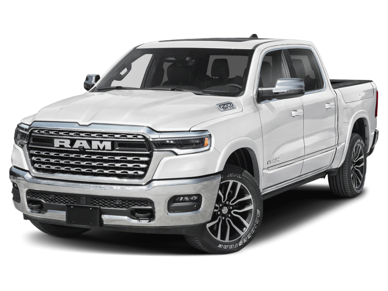 2026 Ram 1500 Longhorn - Front 3/4, facing to the left