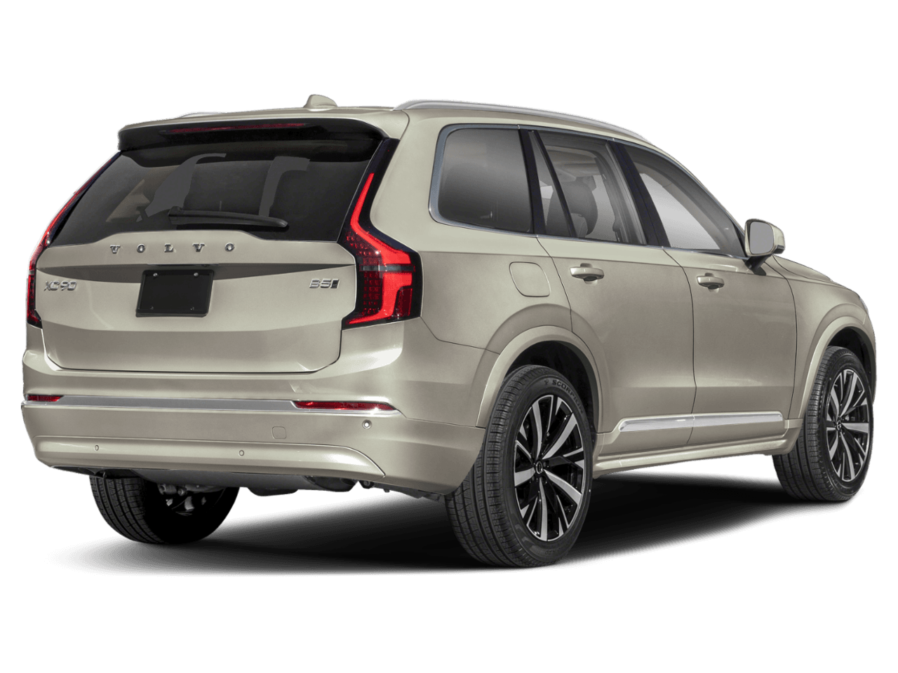 2026 Volvo XC90 Plus - Rear 3/4, facing to the right