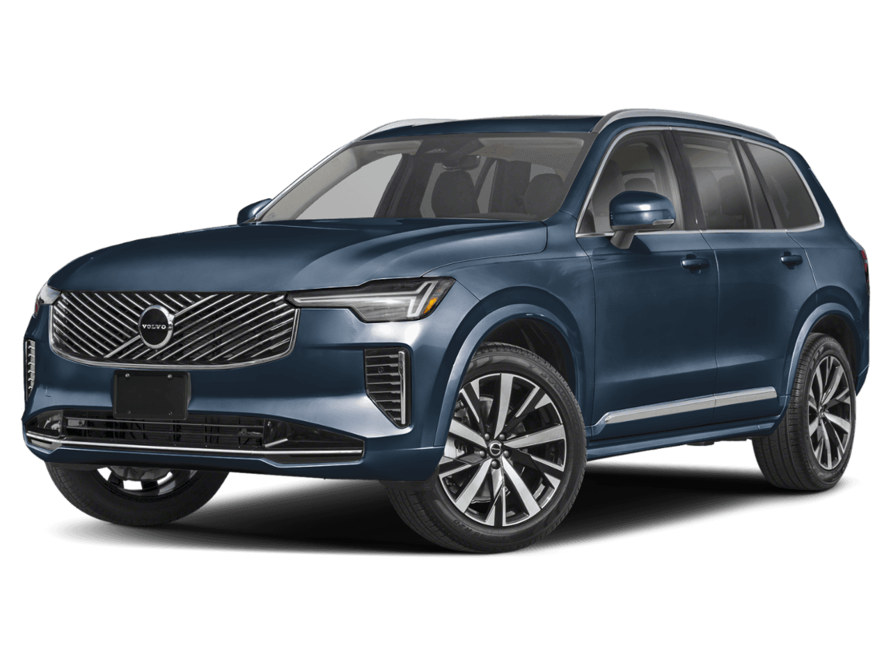 2026 Volvo XC90 Plus - Front 3/4, facing to the left