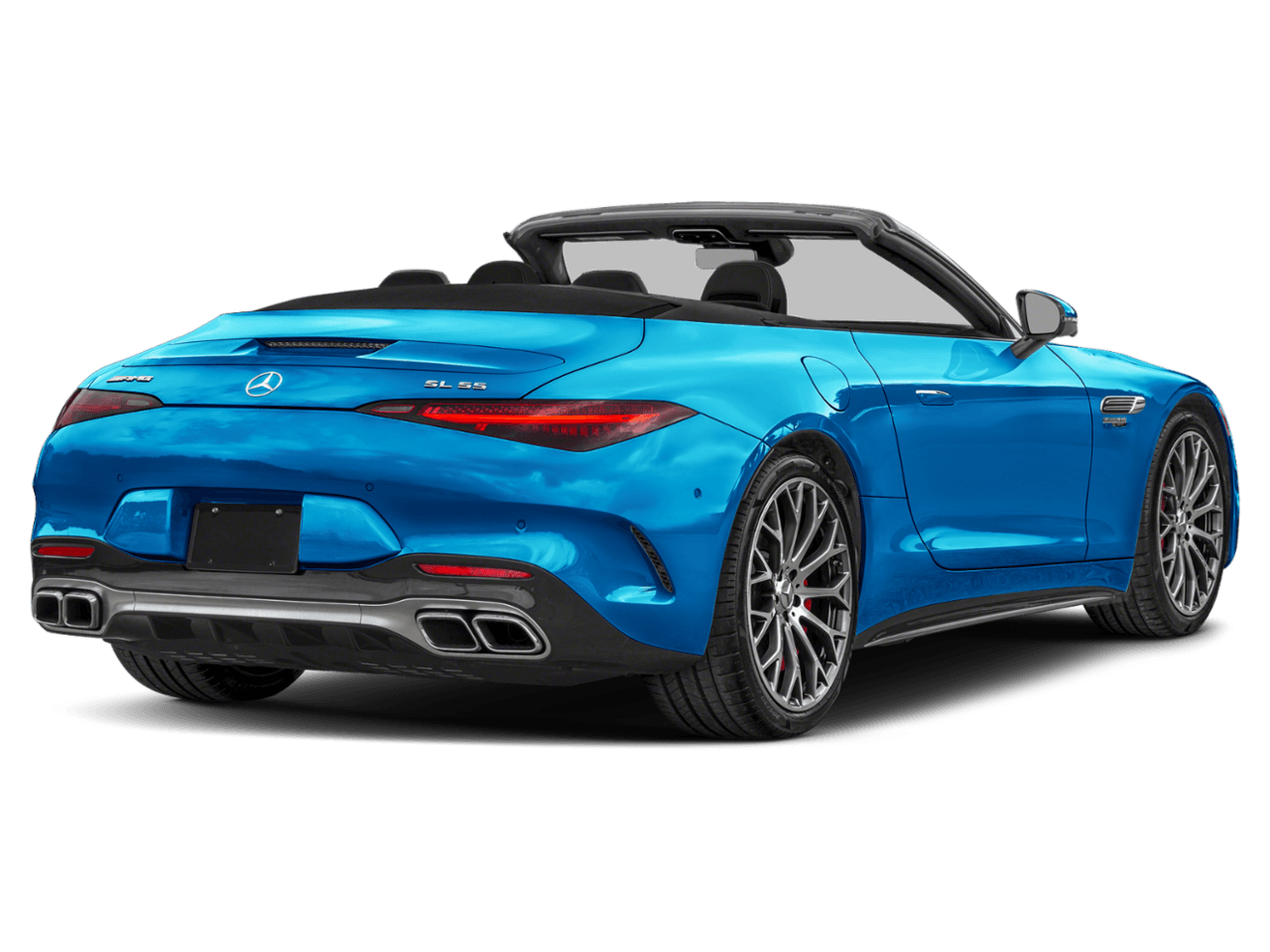 2026 Mercedes-Benz SL AMG SL 55 - Rear 3/4, facing to the right