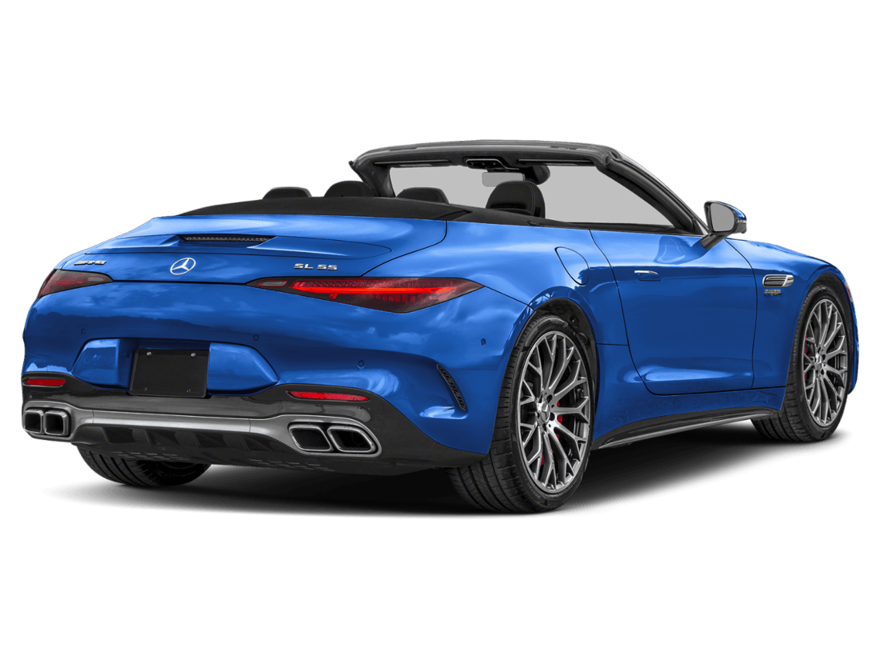 2026 Mercedes-Benz SL AMG SL 55 - Rear 3/4, facing to the right