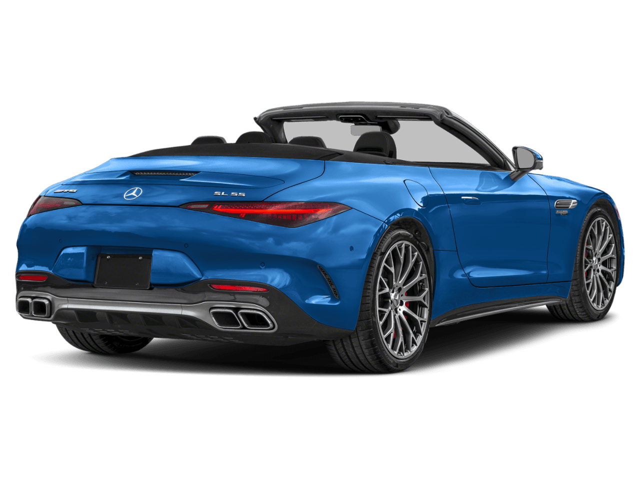 2026 Mercedes-Benz SL AMG SL 55 - Rear 3/4, facing to the right