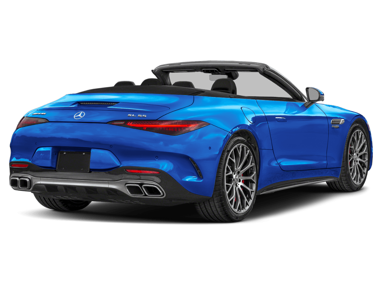 2026 Mercedes-Benz SL AMG SL 55 - Rear 3/4, facing to the right