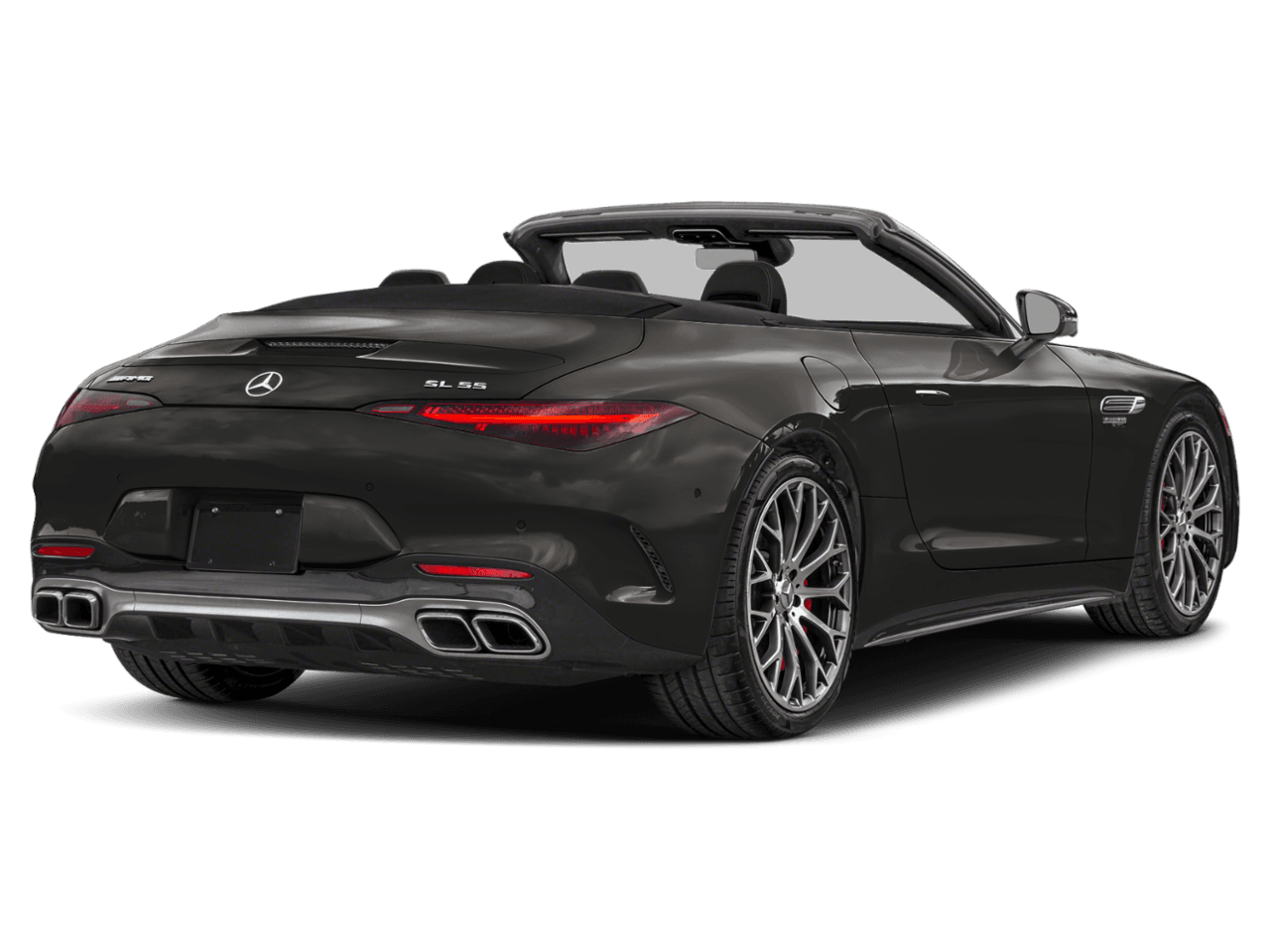 2026 Mercedes-Benz SL AMG SL 55 - Rear 3/4, facing to the right