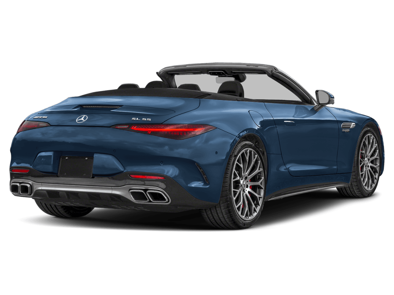 2026 Mercedes-Benz SL AMG SL 55 - Rear 3/4, facing to the right