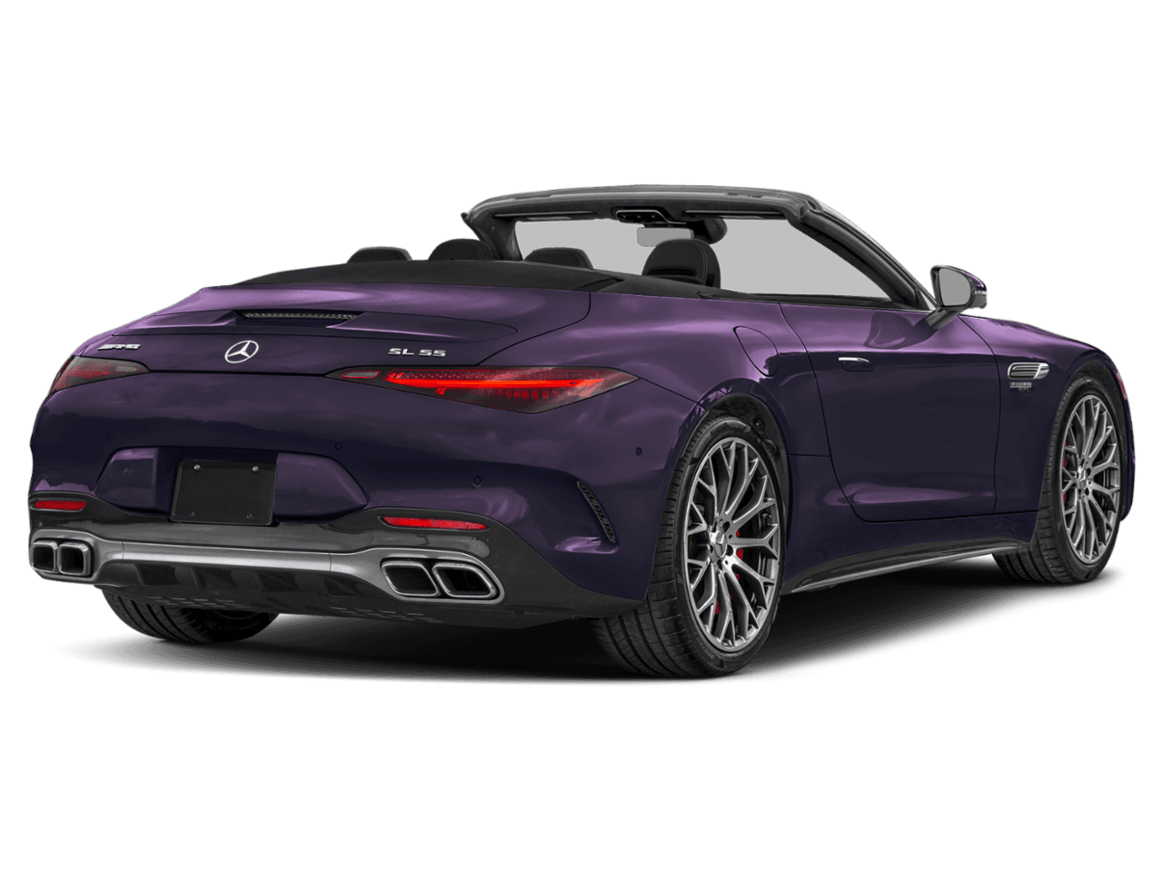 2026 Mercedes-Benz SL AMG SL 55 - Rear 3/4, facing to the right