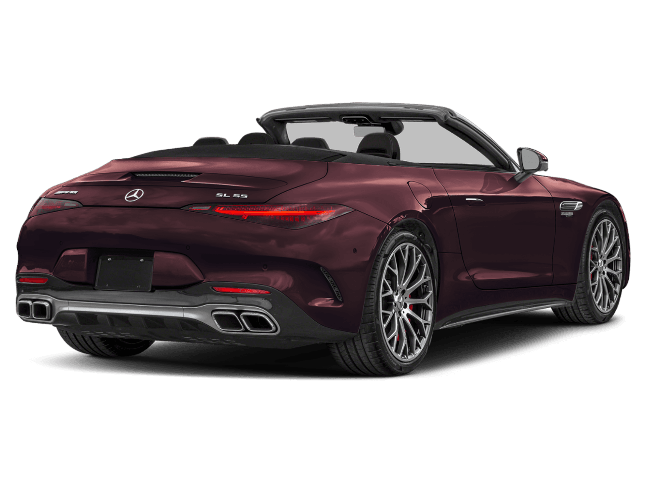 2026 Mercedes-Benz SL AMG SL 55 - Rear 3/4, facing to the right