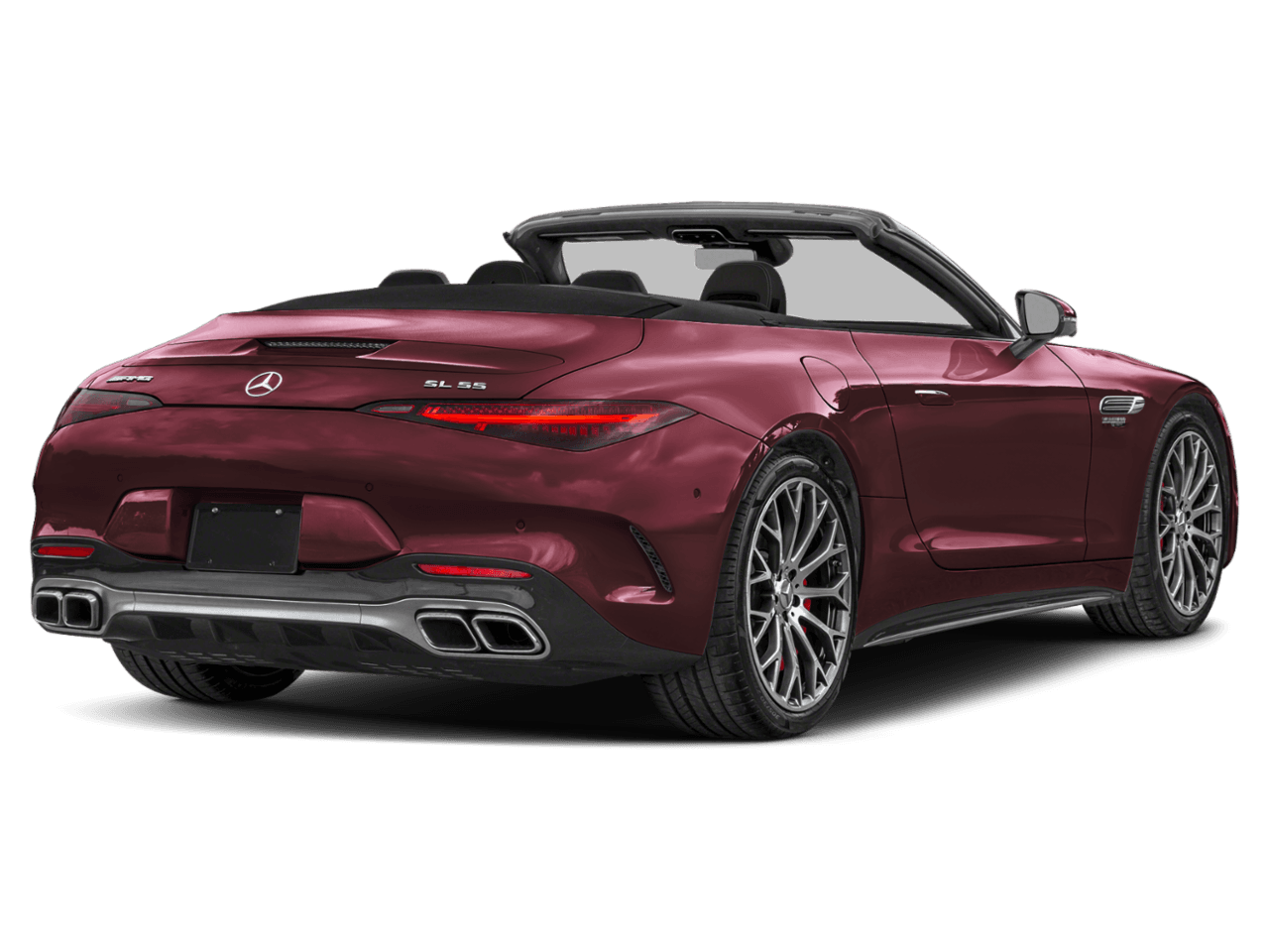 2026 Mercedes-Benz SL AMG SL 55 - Rear 3/4, facing to the right