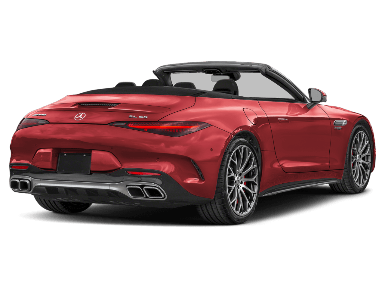 2026 Mercedes-Benz SL AMG SL 55 - Rear 3/4, facing to the right