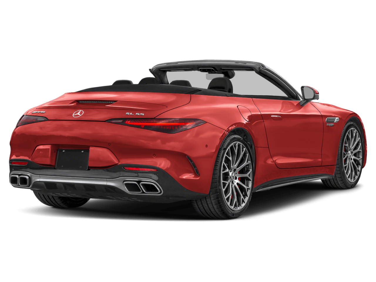 2026 Mercedes-Benz SL AMG SL 55 - Rear 3/4, facing to the right
