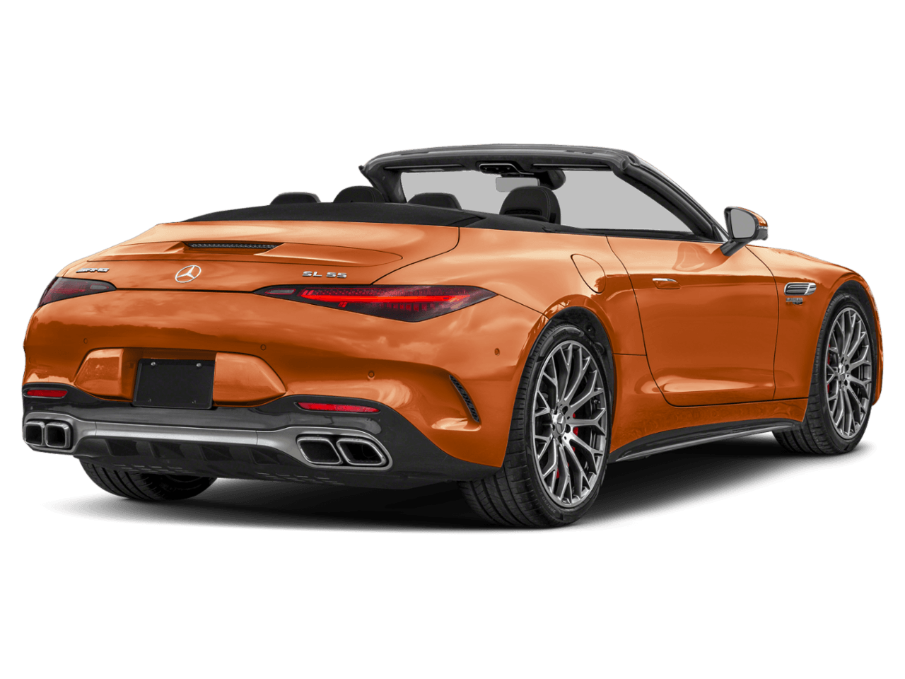 2026 Mercedes-Benz SL AMG SL 55 - Rear 3/4, facing to the right