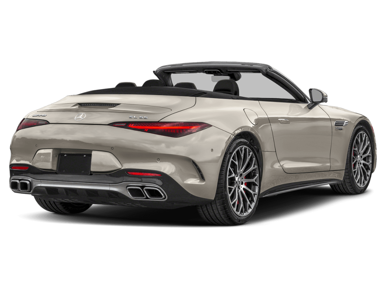 2026 Mercedes-Benz SL AMG SL 55 - Rear 3/4, facing to the right