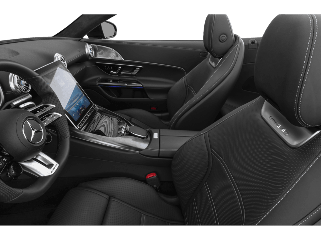 2026 Mercedes-Benz SL AMG SL 63 - Interior Driver's Side with Door Open, Front Seat Feature
