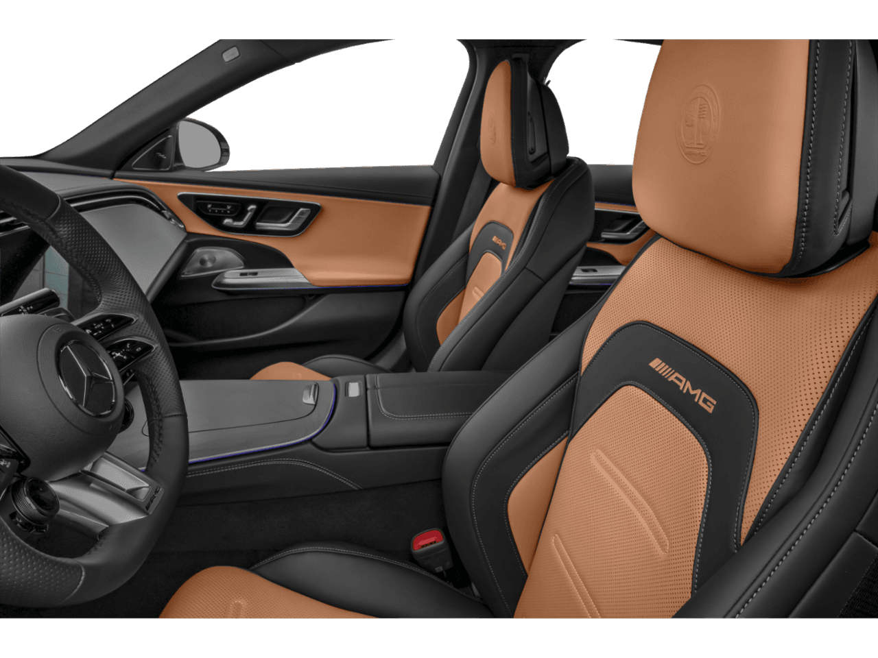 2026 Mercedes-Benz E-Class AMG E 53 E - Interior Driver's Side with Door Open, Front Seat Feature