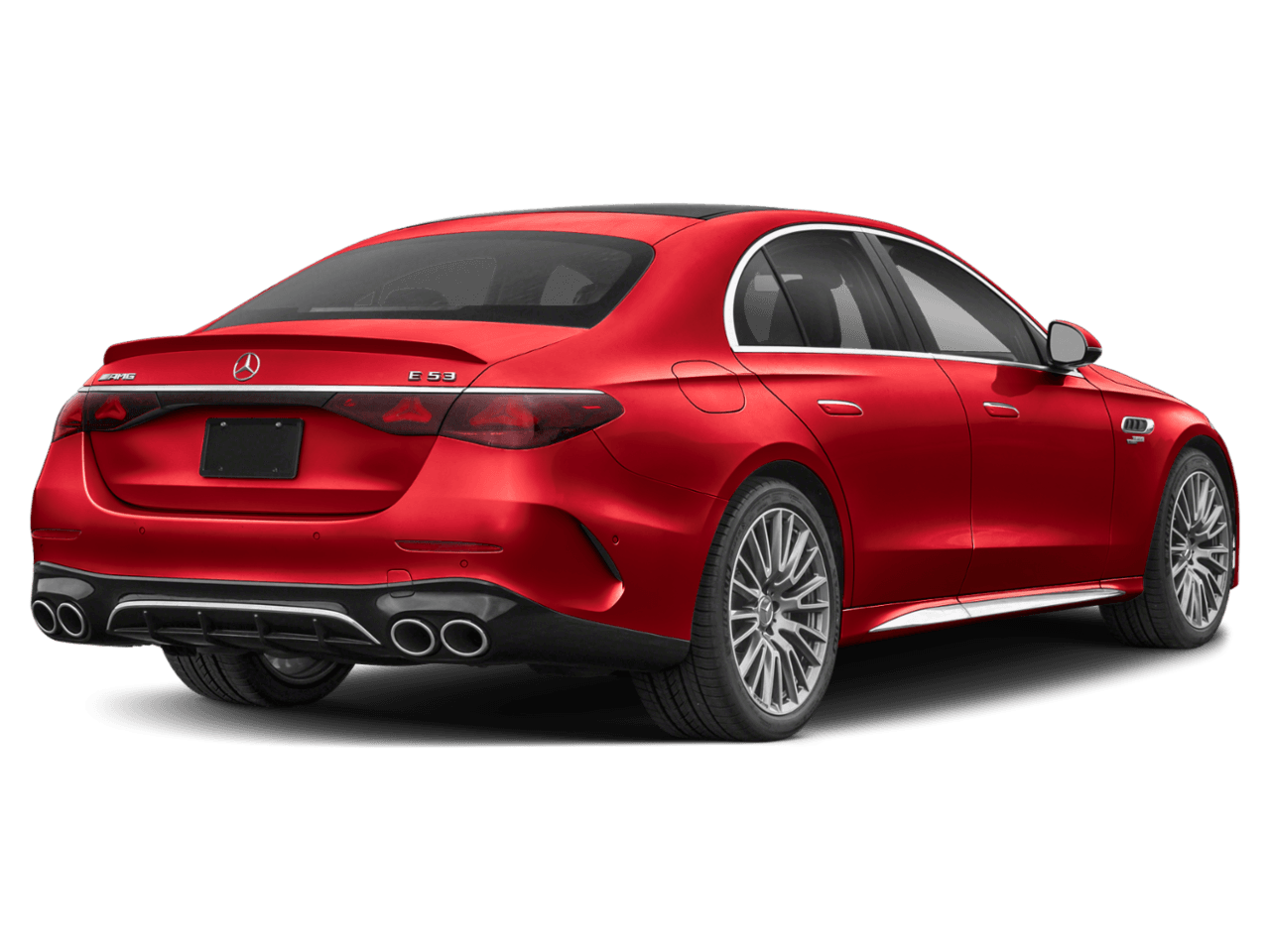 2026 Mercedes-Benz E-Class AMG E 53 E - Rear 3/4, facing to the right