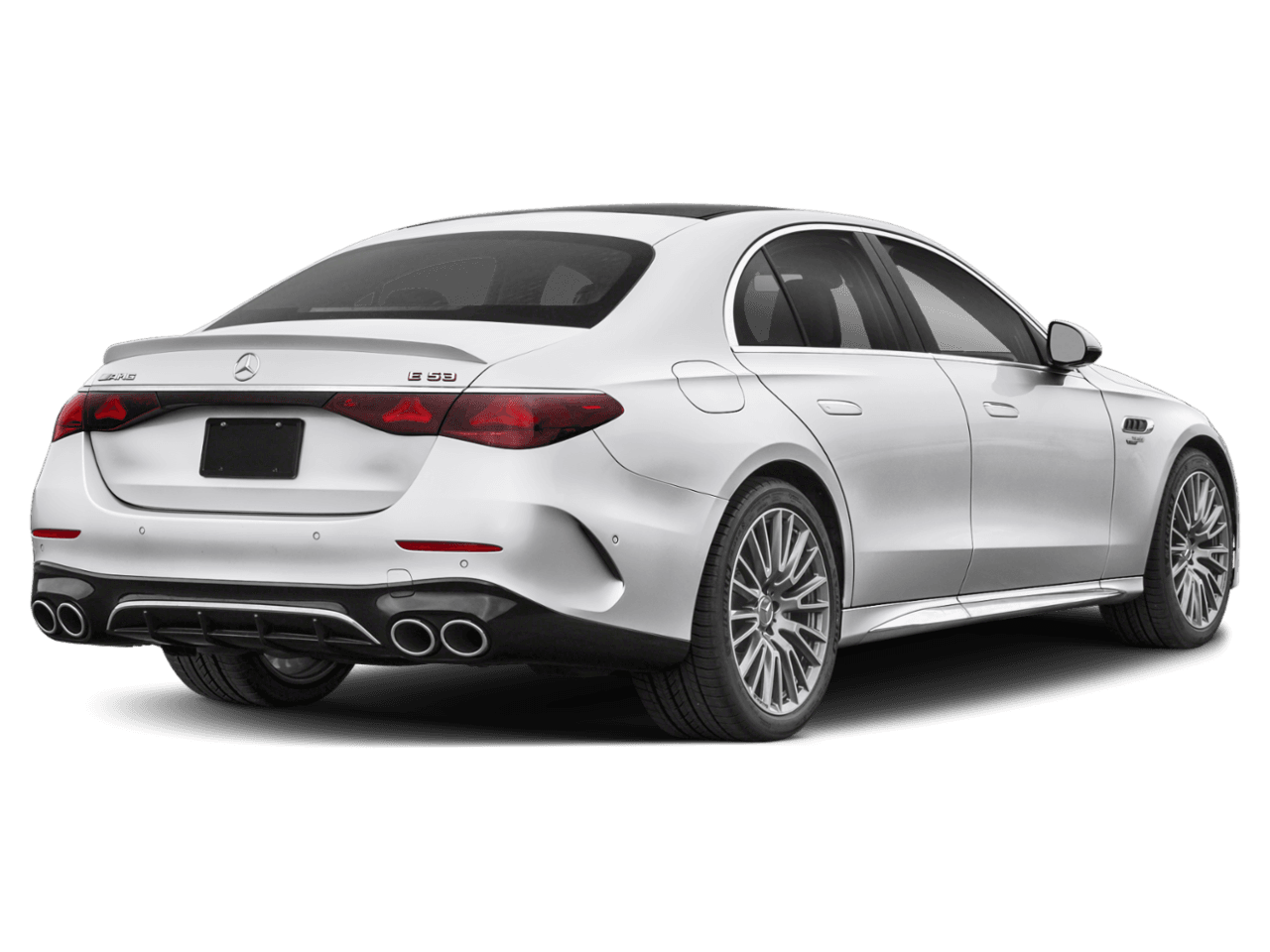 2026 Mercedes-Benz E-Class AMG E 53 E - Rear 3/4, facing to the right