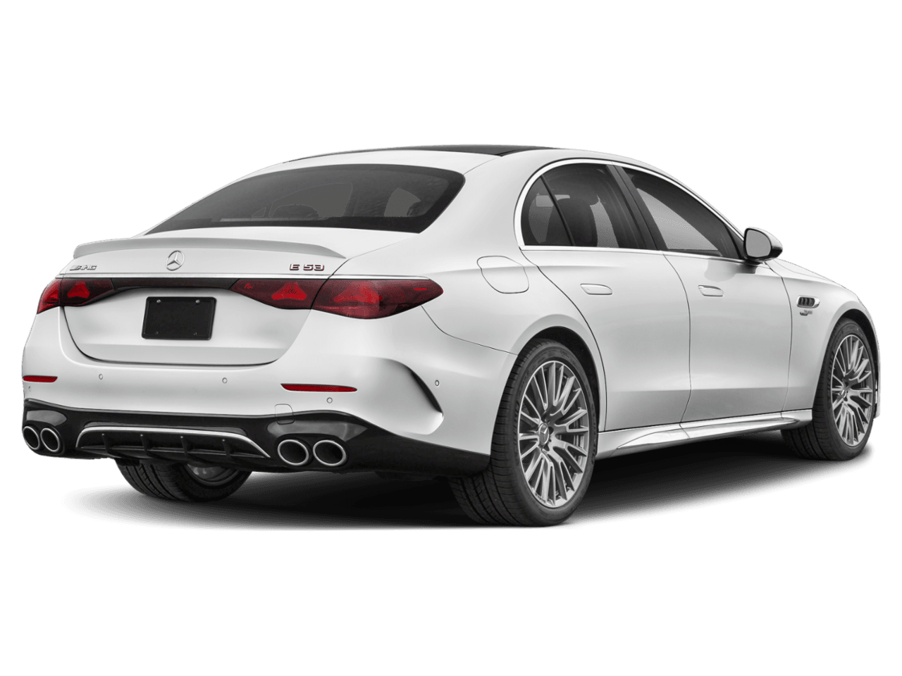 2026 Mercedes-Benz E-Class AMG E 53 E - Rear 3/4, facing to the right