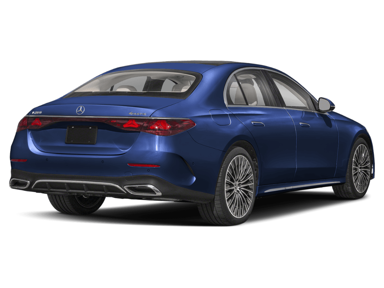2026 Mercedes-Benz E-Class E 350 - Rear 3/4, facing to the right