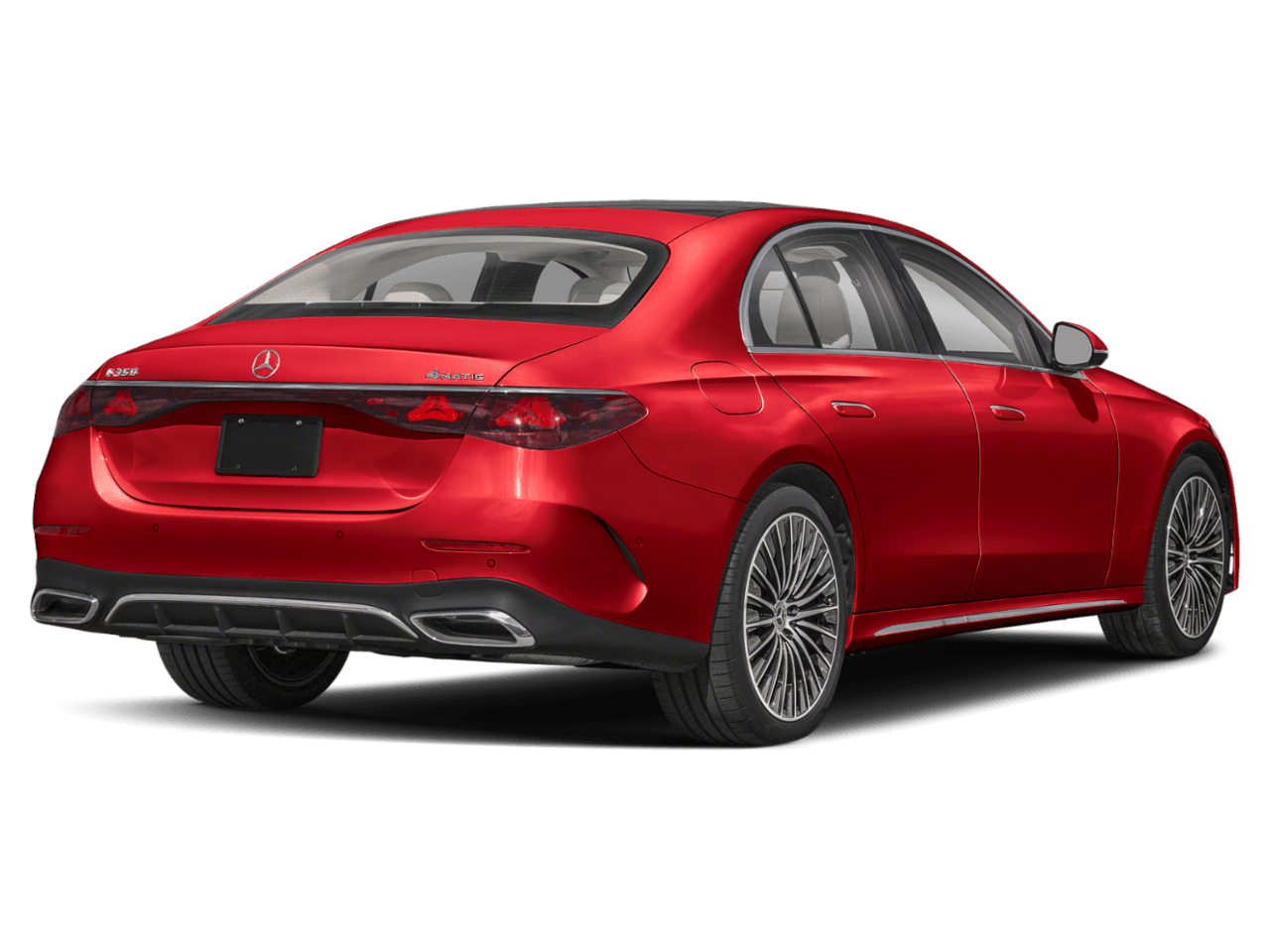 2026 Mercedes-Benz E-Class E 350 - Rear 3/4, facing to the right