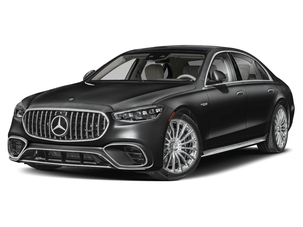 2026 Mercedes-Benz S-Class AMG S 63 E - Front 3/4, facing to the left