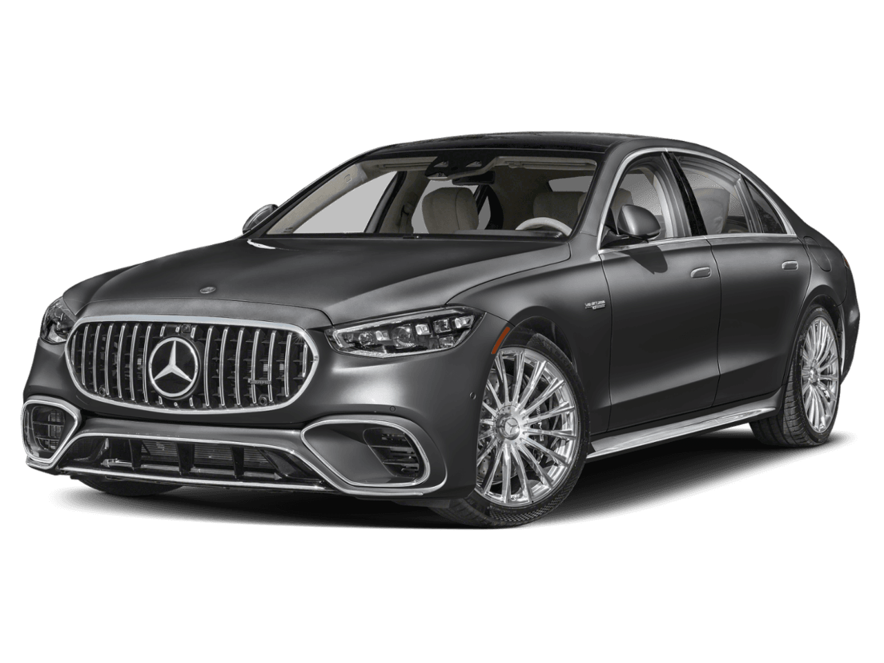 2026 Mercedes-Benz S-Class AMG S 63 E - Front 3/4, facing to the left