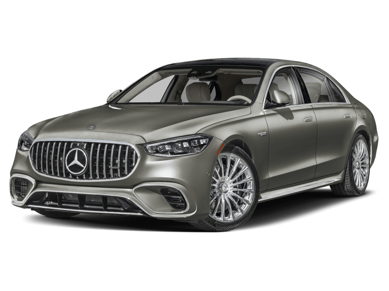 2026 Mercedes-Benz S-Class AMG S 63 E - Front 3/4, facing to the left