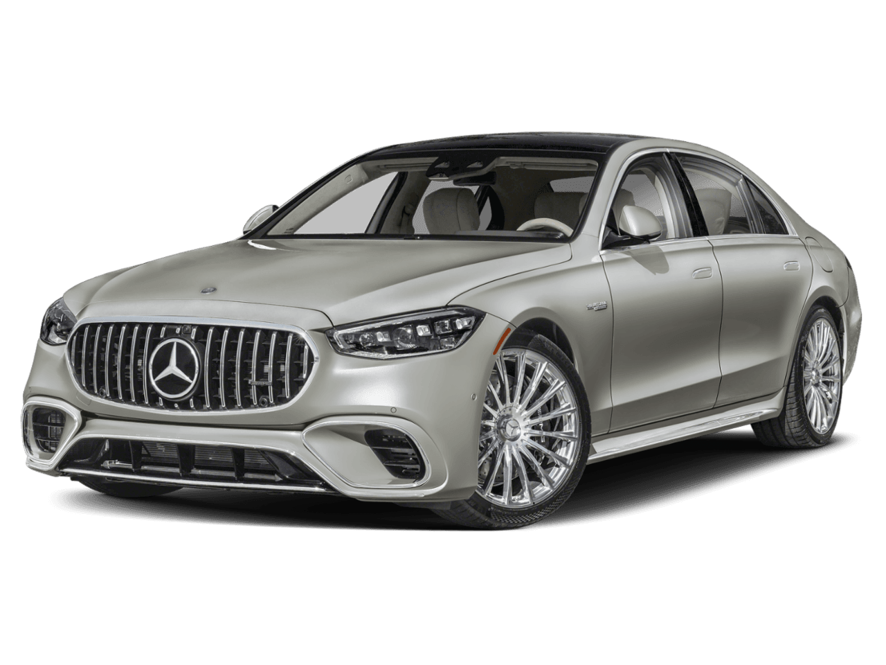 2026 Mercedes-Benz S-Class AMG S 63 E - Front 3/4, facing to the left