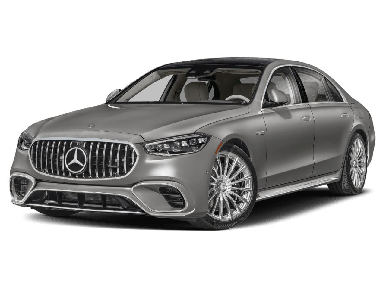 2026 Mercedes-Benz S-Class AMG S 63 E - Front 3/4, facing to the left