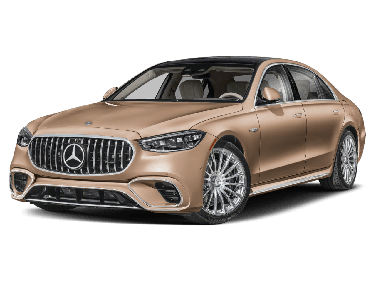 2026 Mercedes-Benz S-Class AMG S 63 E - Front 3/4, facing to the left