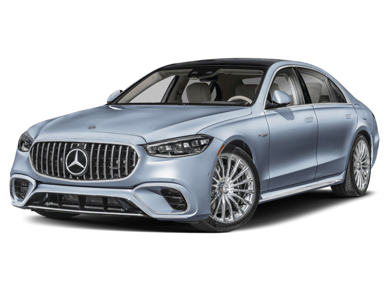 2026 Mercedes-Benz S-Class AMG S 63 E - Front 3/4, facing to the left