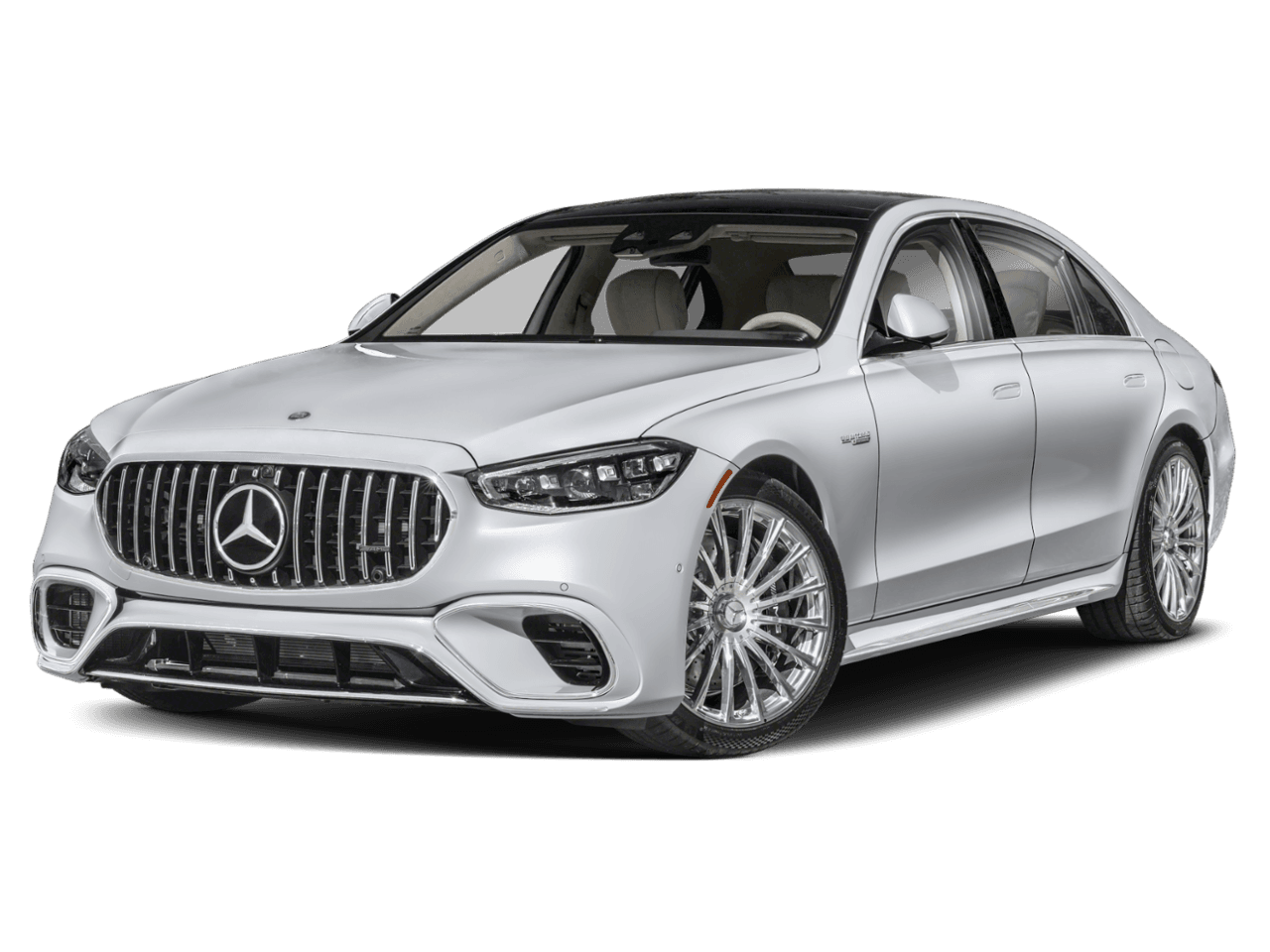2026 Mercedes-Benz S-Class AMG S 63 E - Front 3/4, facing to the left